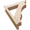 Ekena Millwork 5 1/2-in W x 22-in D x 26-in H Balboa Trad Rough Cedar Woodgrain TimberThane Outlooker, Primed Tan OUTUR055X22X26BOA04RCPR - alternate 6